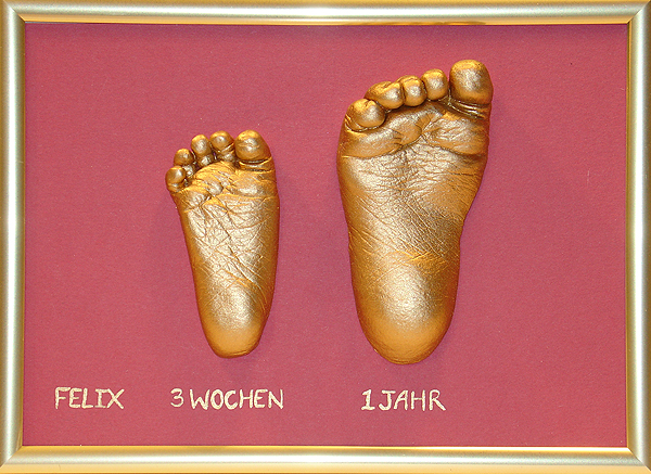 3D Abdruck von babyfusserl.at